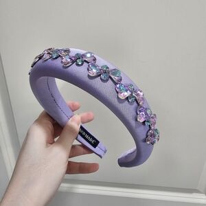 Purple Embellished Headband